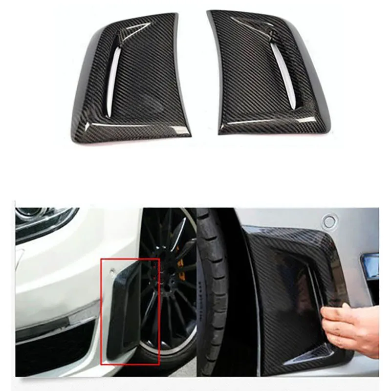 

Carbon Fiber Car Side Air Insert Vent Cover Trim Cover Side Vent Sticker For Mercedes Benz W204 C63 For AMG 2012-2014