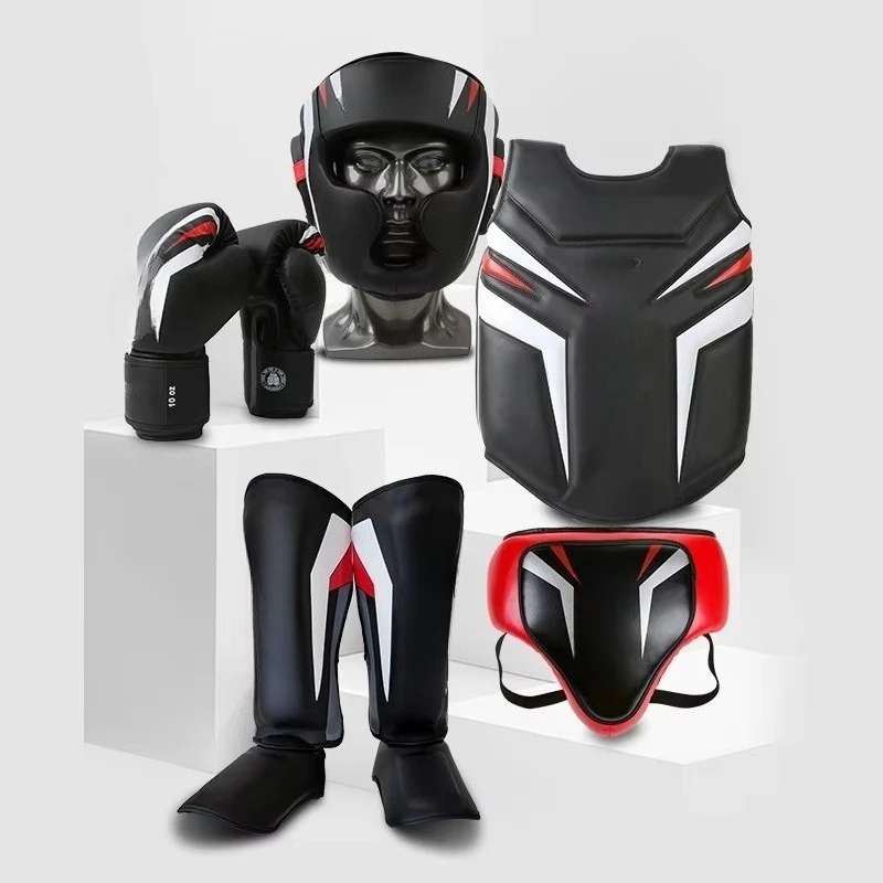 Custom Professional Boxing Gloves Muay Thai Leggings Headgear - Premium Boxing Gear and Protection