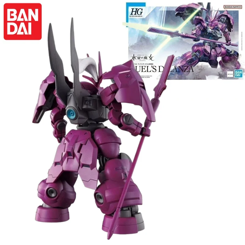 

Модель Bandai 63341 HG Witch From Mercury 04 1/144 Dilanza Guel Custom Machine – Крутой подарок, фигурка меха-воина, развивающая игрушка