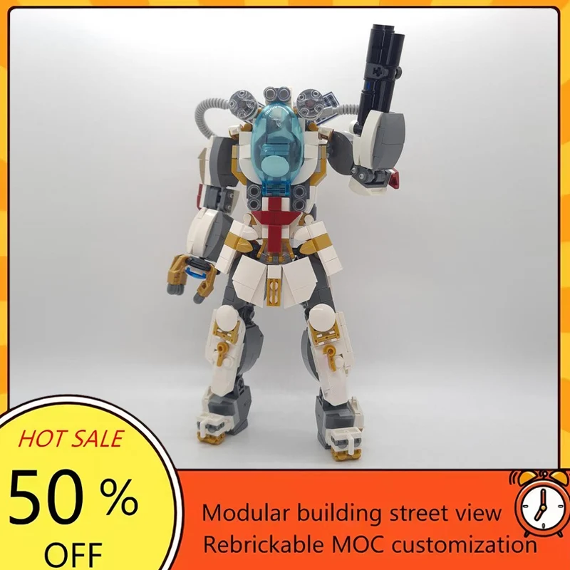 

Набор для сборки модульного боевого робота MOC из 528 деталей по мотивам популярного фильма «Звездные войны», технологичный конструктор, подарок на праздник, детский игровой набор