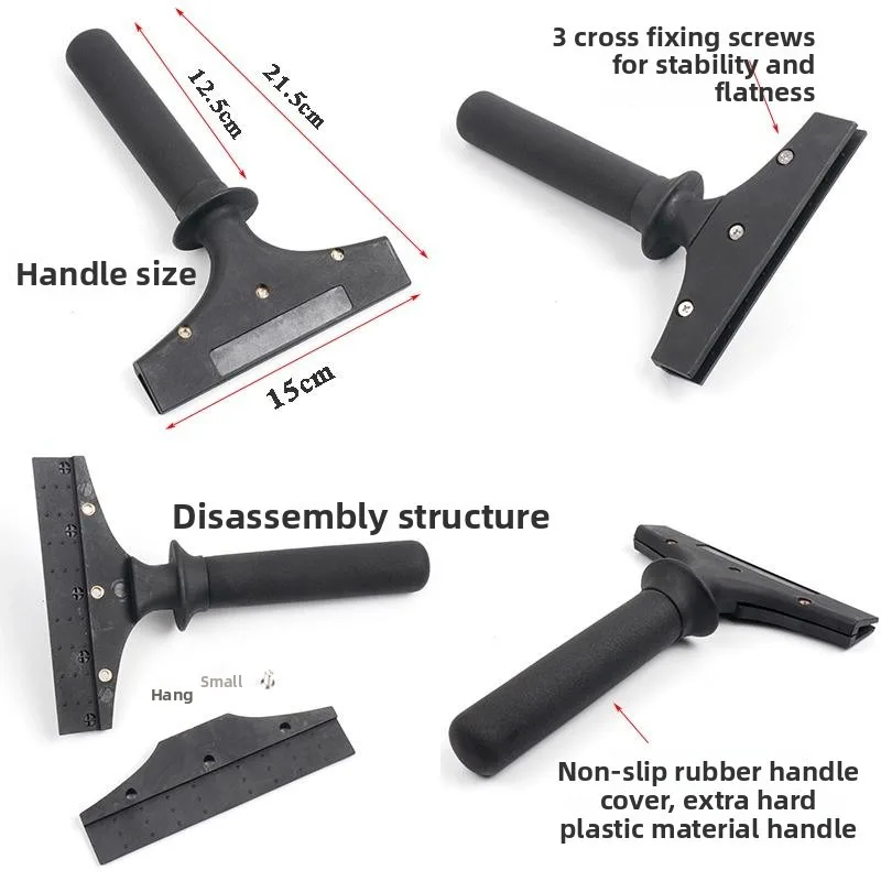 TOFAR 20cm Car Rubber Water Scraper Window Tint Tool PPF Squeegee Ice Scraper Auto Windscreen Wiper Water Remover Cleaning Tool view 6