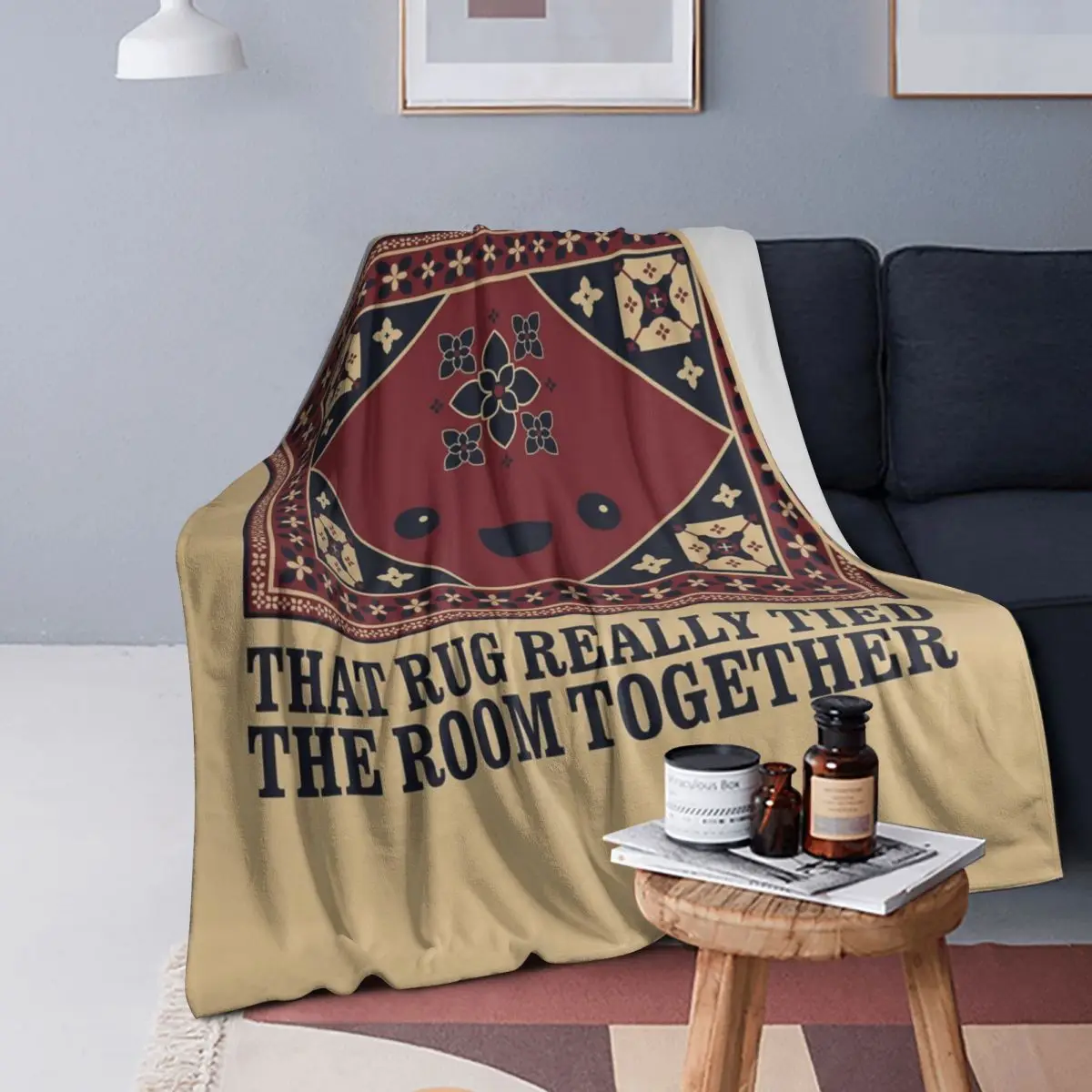 

The Big Lebowski Rug That Rug Really Tied The Room Together Blankets Flannel Throw Blanket Bedding for Bed Living room Picnic