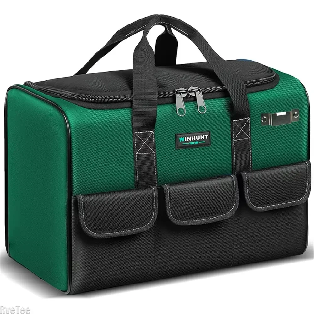 New 2023 Tool Bag with 30% More Capacity Waterproof Multi Pockets Tool Organizer Tool Pouch for Electrician Tools