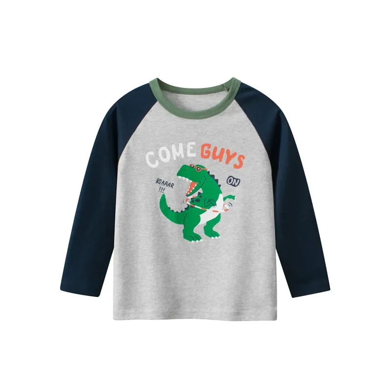 Children's clothing autumn new product children's long sleeved t-shirt baby clothes boy bottom shirt