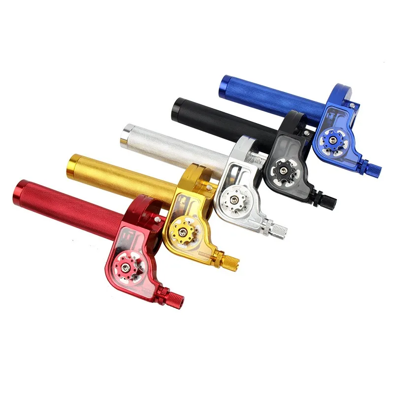 Off road motorcycle modification 22MM throttle visual handle CNC large torque oil filler handle sleeve
