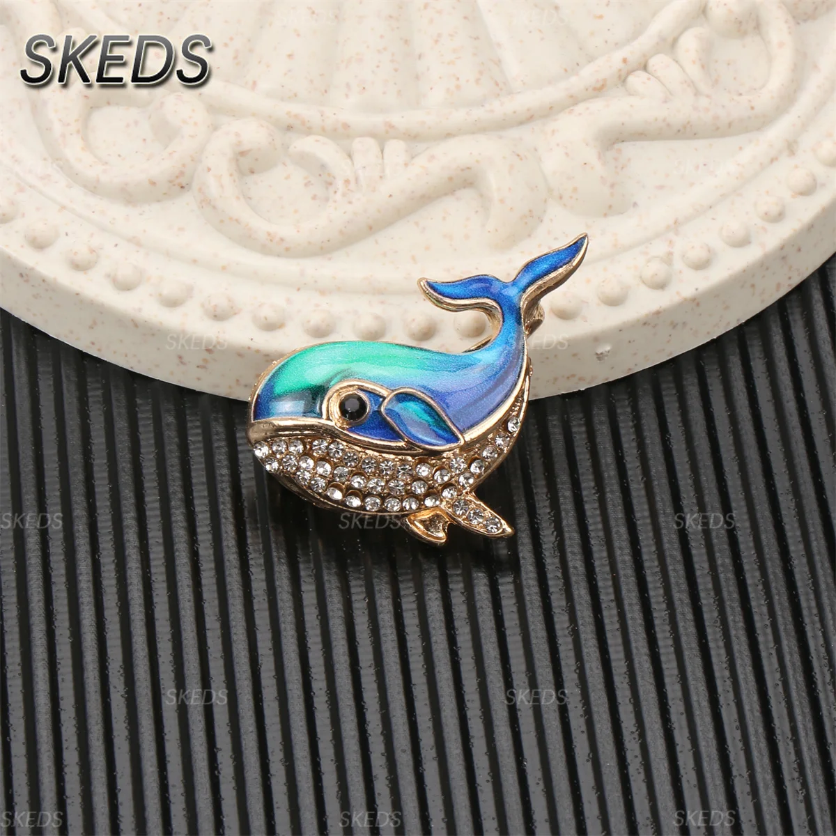 SKEDS 2026 Sommer Neues Design Ginkgo-Brosche Luxus-Schmuck Damen Hochwertige Exquisite Anstecknadel Pflanzenserie Abzeichen Hochzeitskorsage – Detail 5