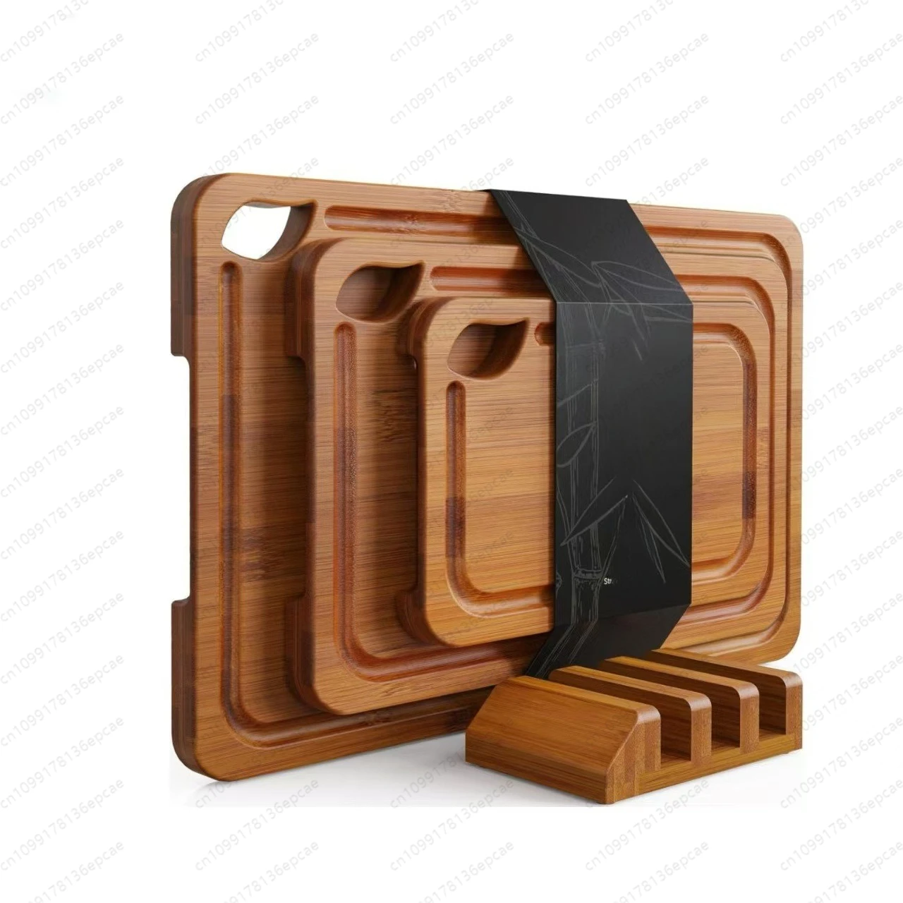 Bamboo carbonized cutting board complementary food bread board kitchen household square vegetable cutting cheese board