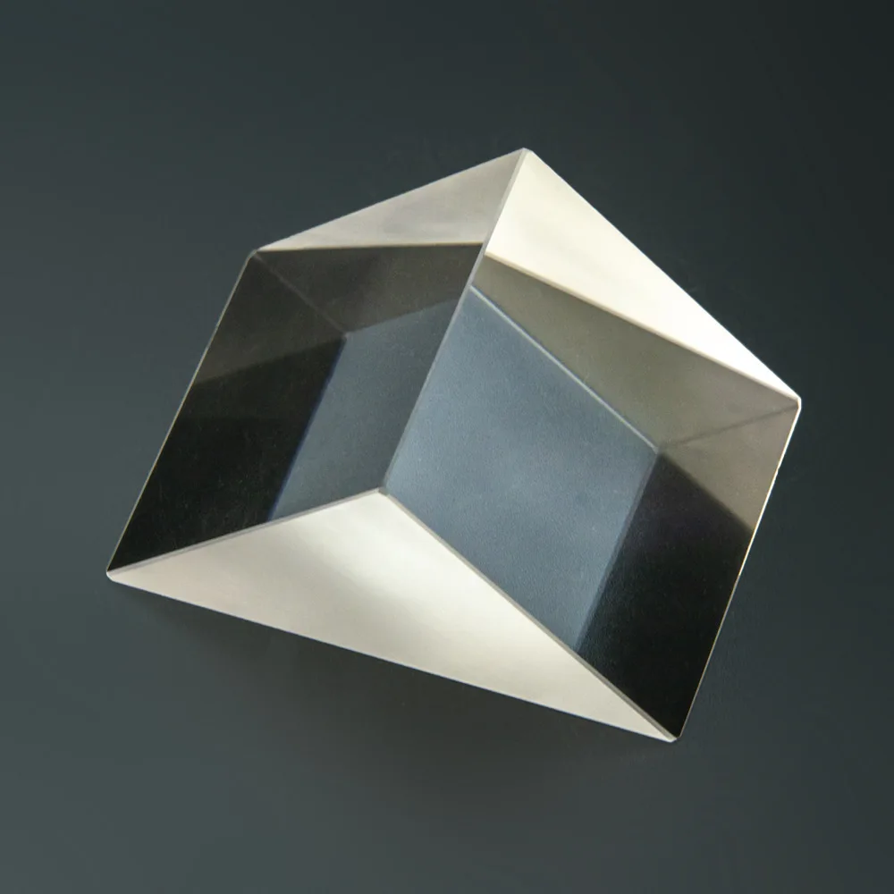 2 قطعة 19 × 33 × 25.6 مللي متر عدسات النظارات الكسولة 30 درجة و 90 درجة المغلفة K9 الزجاج إجمالي انعكاس المنشور المنشور الثلاثي الزاوية اليمنى #2