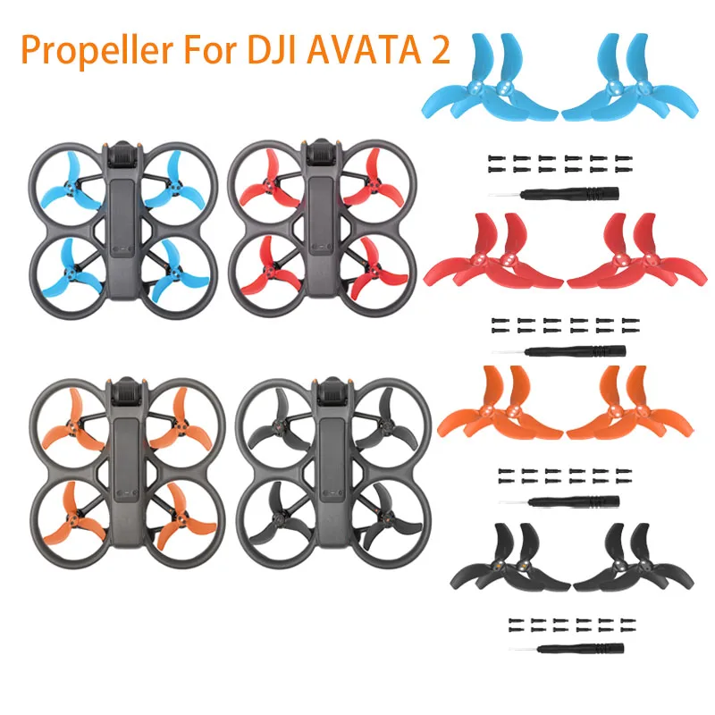 4pcs Avata 2 Propellers 3032S Blade Propeller Replacement Spare Parts For DJI  Avata 2 Drone Accessories