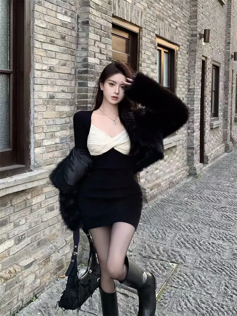 Women's Short Fur Coat, Loose Casual Top, New, Autumn, Winter, 2024