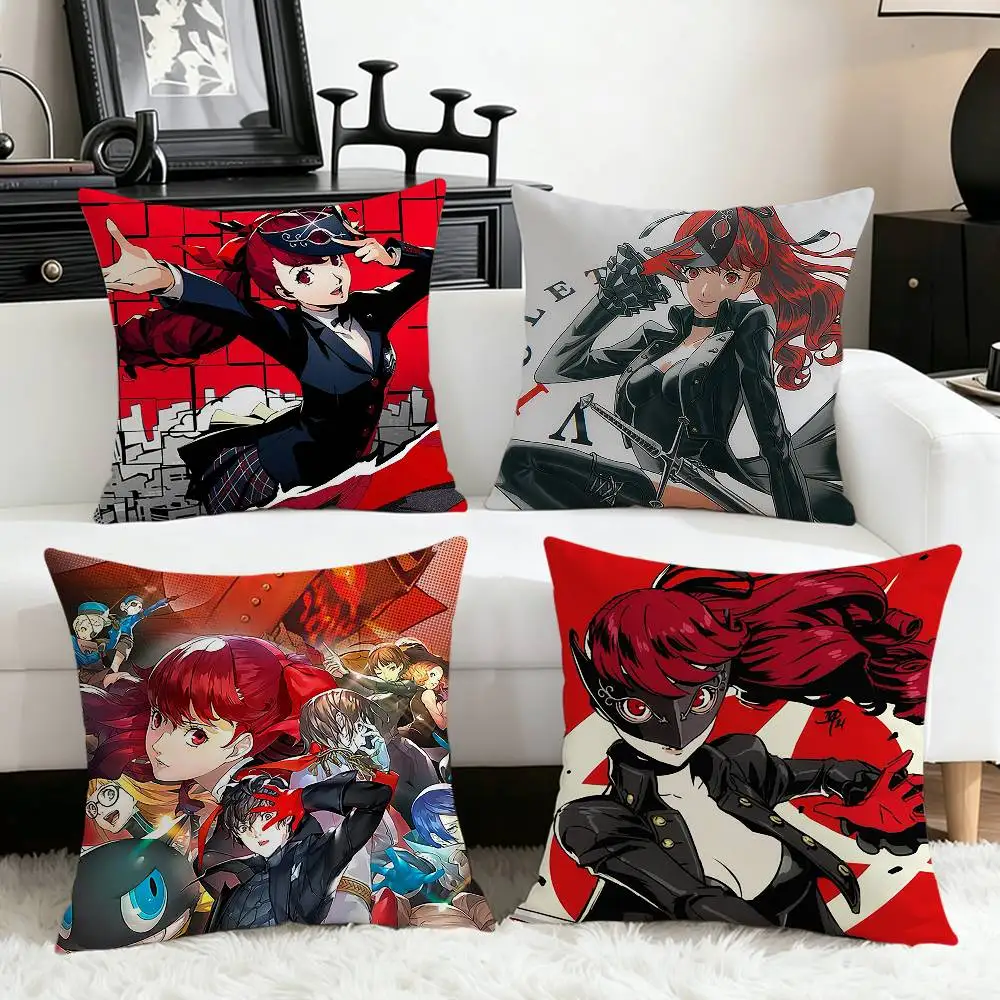 Kasumi Persona Yoshizawa 5   Various Sizes Square Pillow Case For Car Home Bedchamber Decor