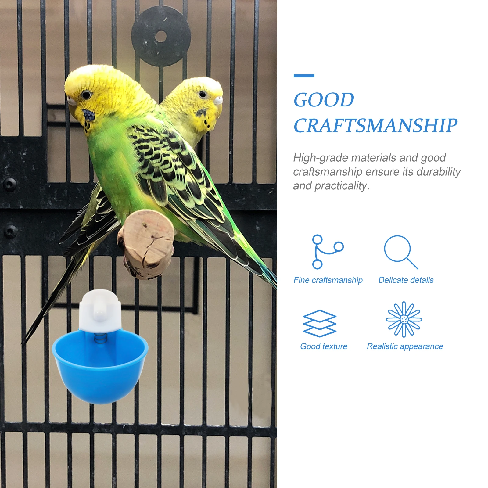 

5 Pcs Automatic Drinking Bowl Chickens Feeder Hens Fountain for Drinker Water Cup Watering Cups Device Dispenser Birds Drinkers