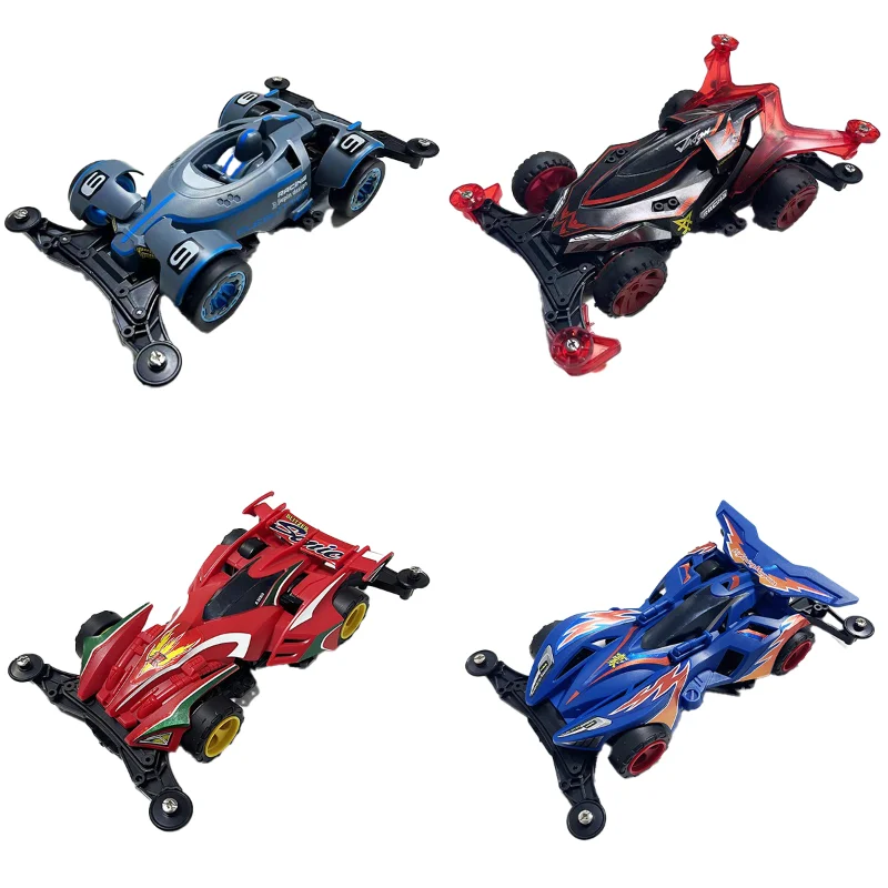 

VZ Chassis Spider King Mini Four-wheel Drive Car 1/32 Scale Super Assembly Model Car, Racing Toy Collection & Gifts