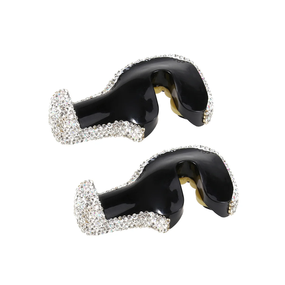 

2pcs Crystal Rhinestone Car Headrest Bag Hook Diamond Seat Back Hook Hangers Auto Storage Hooks Holder