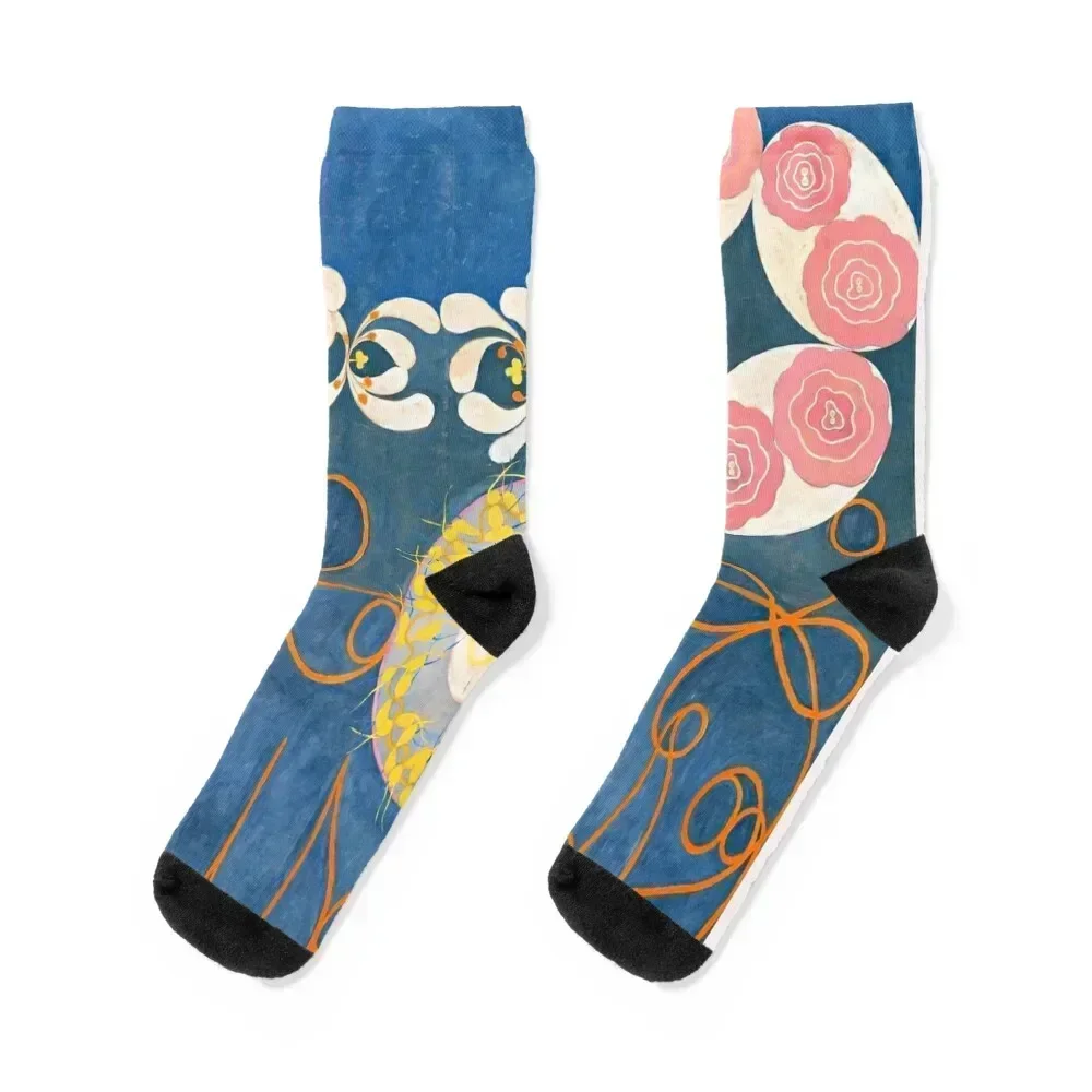 The Ten Largest No 1 Hilma Af Klint Artwork Hilma Af Klint Vintage Prints Socks ankle Non-slip Women Socks Men's