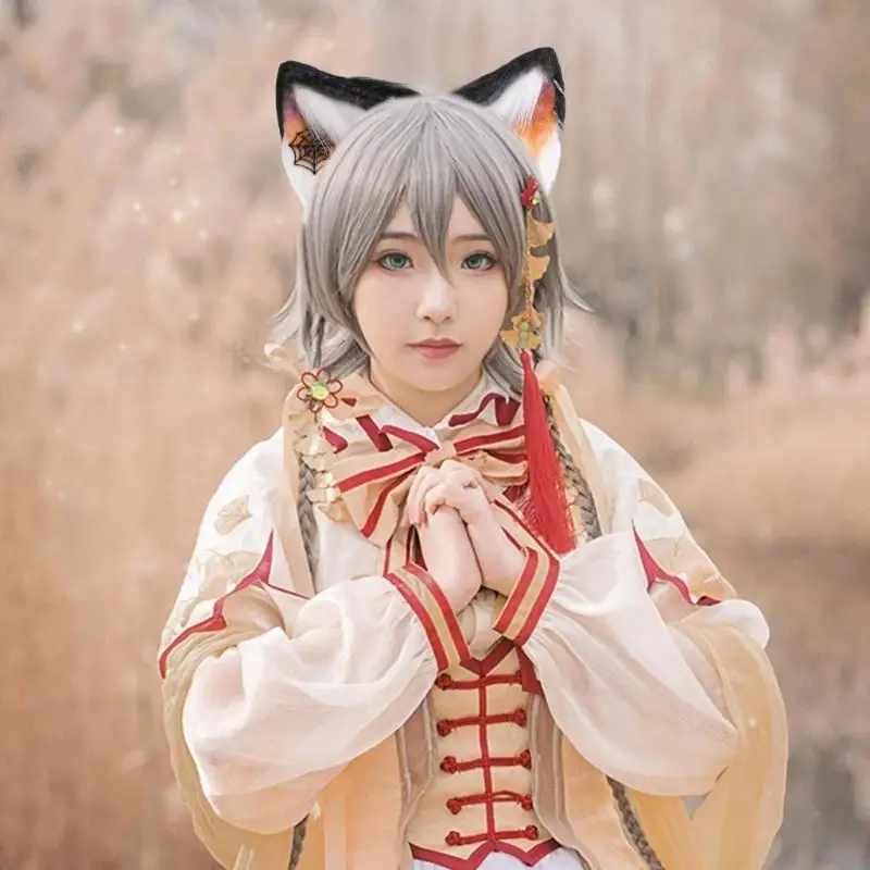 49mf pour femmes oreilles chat Cosplay Cosplay Coiffre cheveux sexy accessoires cheveux en peluche