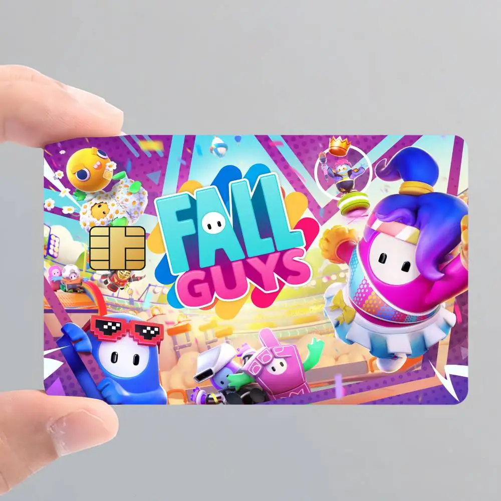 F-Fall Game G-Guys Credit Card Skin Sticker Cover Decal Wrap Debit Card Stickers Durable Removable