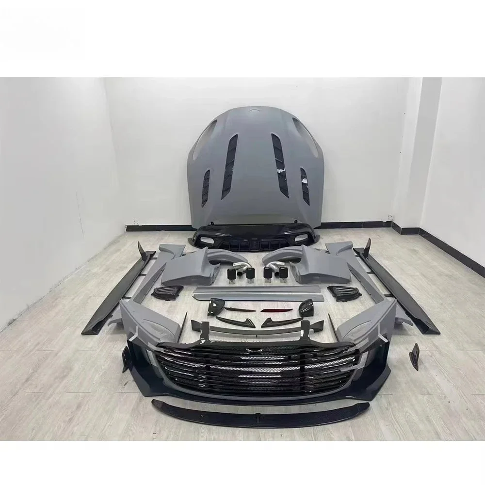 MSY Style Body Kit for Aston Martin DB11 Upgrade Carbon Fiber Front/Rear Bumper Engine Hood Side Skirts Fender Wings Grills