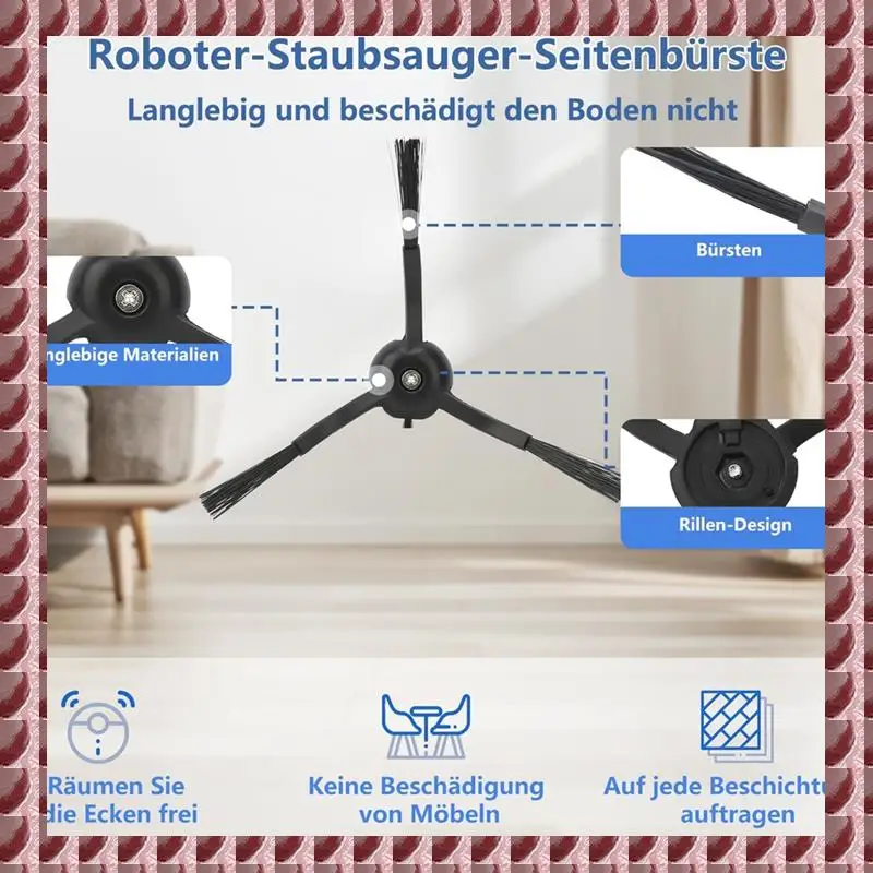 A95G Accessories Compatible With Roborock Q Revo Rbot Vacuum Cleaner, Roller Brushes,HEPA Filters, Dust Bags,Side Brushes