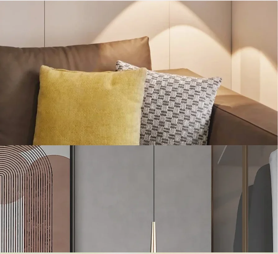 

Aluminum&Acrylic New creative Dimmable LED Pendant Lights Mirror Lamp Home Kitchen Island Dining Living Room Bar C Droplight