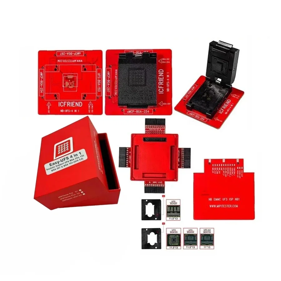 

ORG легкий Jtag Plus Box UFS 4 в 1 розетка 254 153 (297) адаптер работает с Φ PLUS BOX 4,0 новейшая версия IC friend