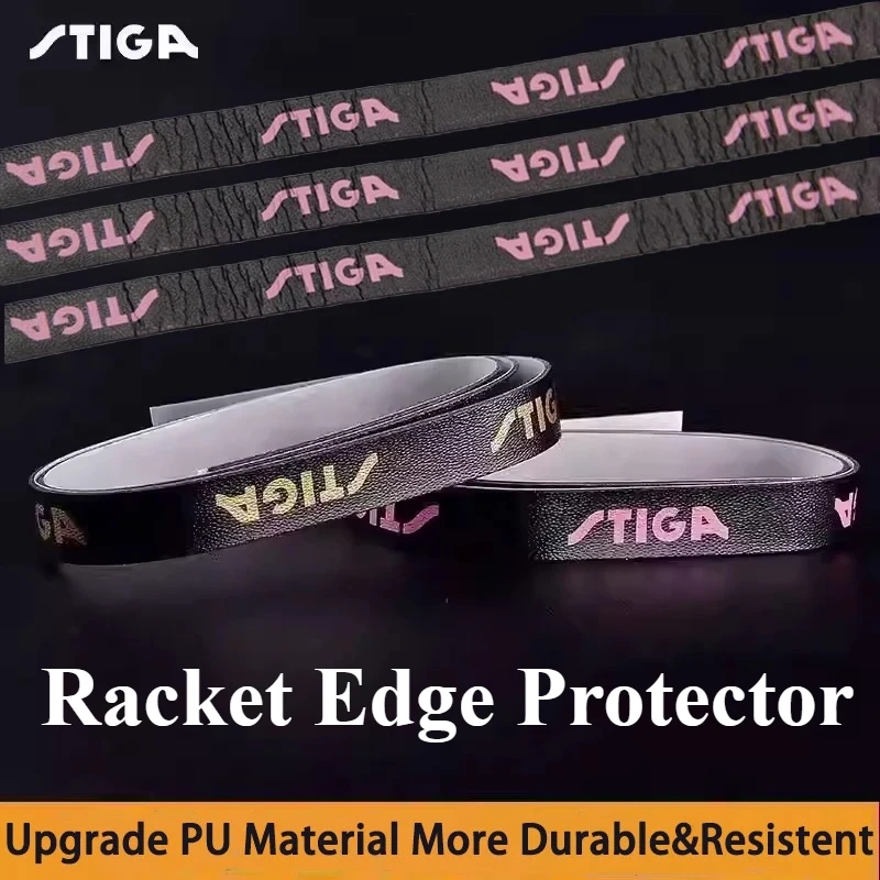 

Оригинальная ракетка для настольного тенниса Stiga, защитная боковая лента из искусственной кожи, самоклеящаяся защита для летучей мыши для пинг-понга, 48 см