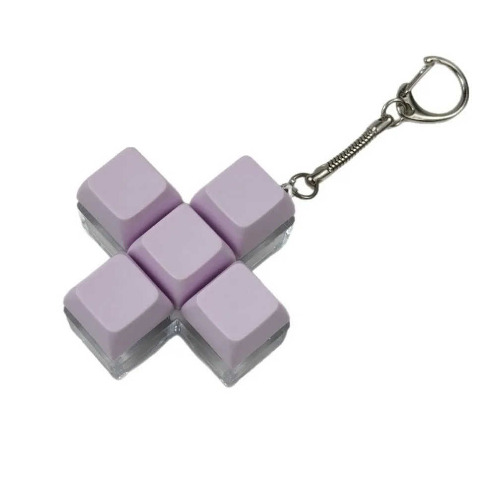 릴렉싱 1/2/3/4/5 키 손가락 키보드 키캡 키 버튼 피젯 키체인 스트레스 해소 장치 클리커 장난감 성인용