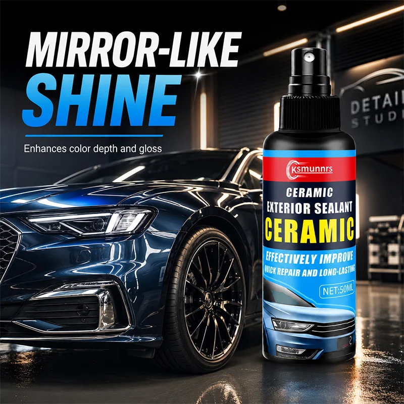 New Rapid crystal plating spray can quickly improve gloss and instantly restore mirror effect of car paint. High gloss and durab