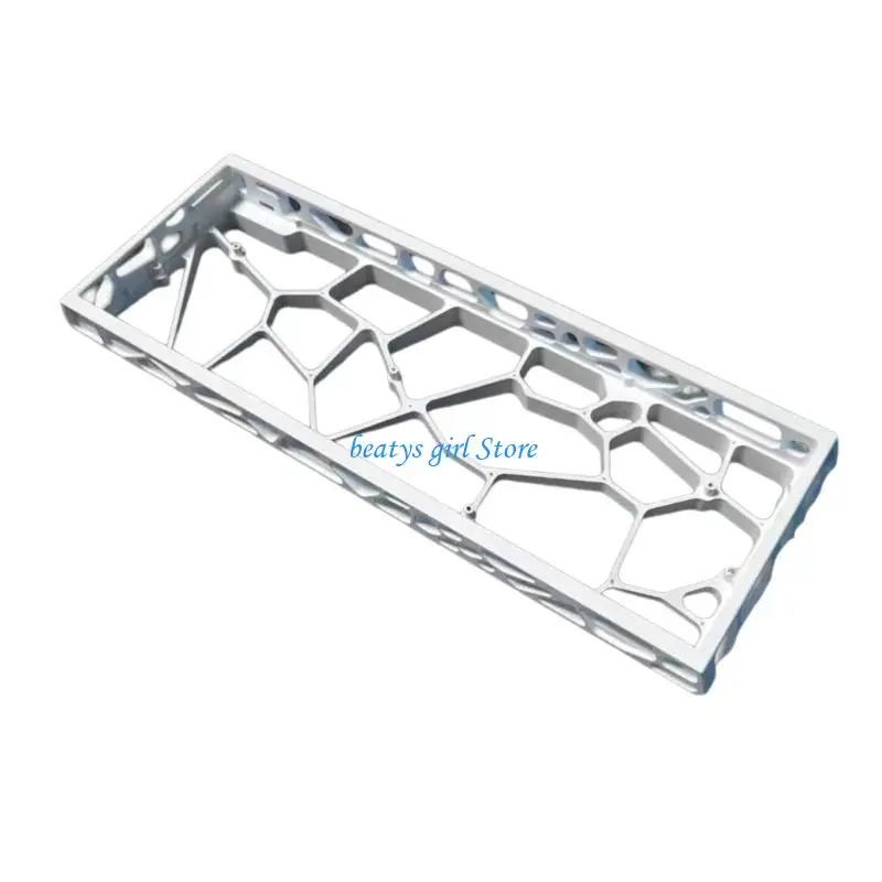 C7AB Ventilated GH60 Keyboard Shell Case Metal Aluminum Modern Tool Less Setups Improved Air Circulation