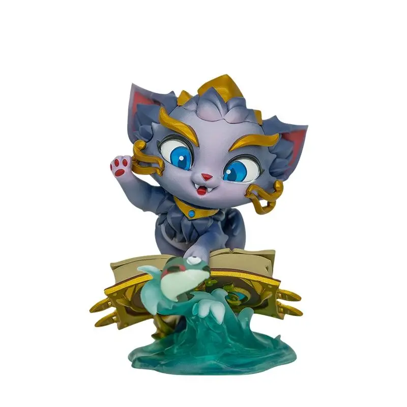 

Genuine Magical Cat Yuumi Cartoon Game Garage Kit Movable Doll Animation Ornament Model Birthday Gift For Kids