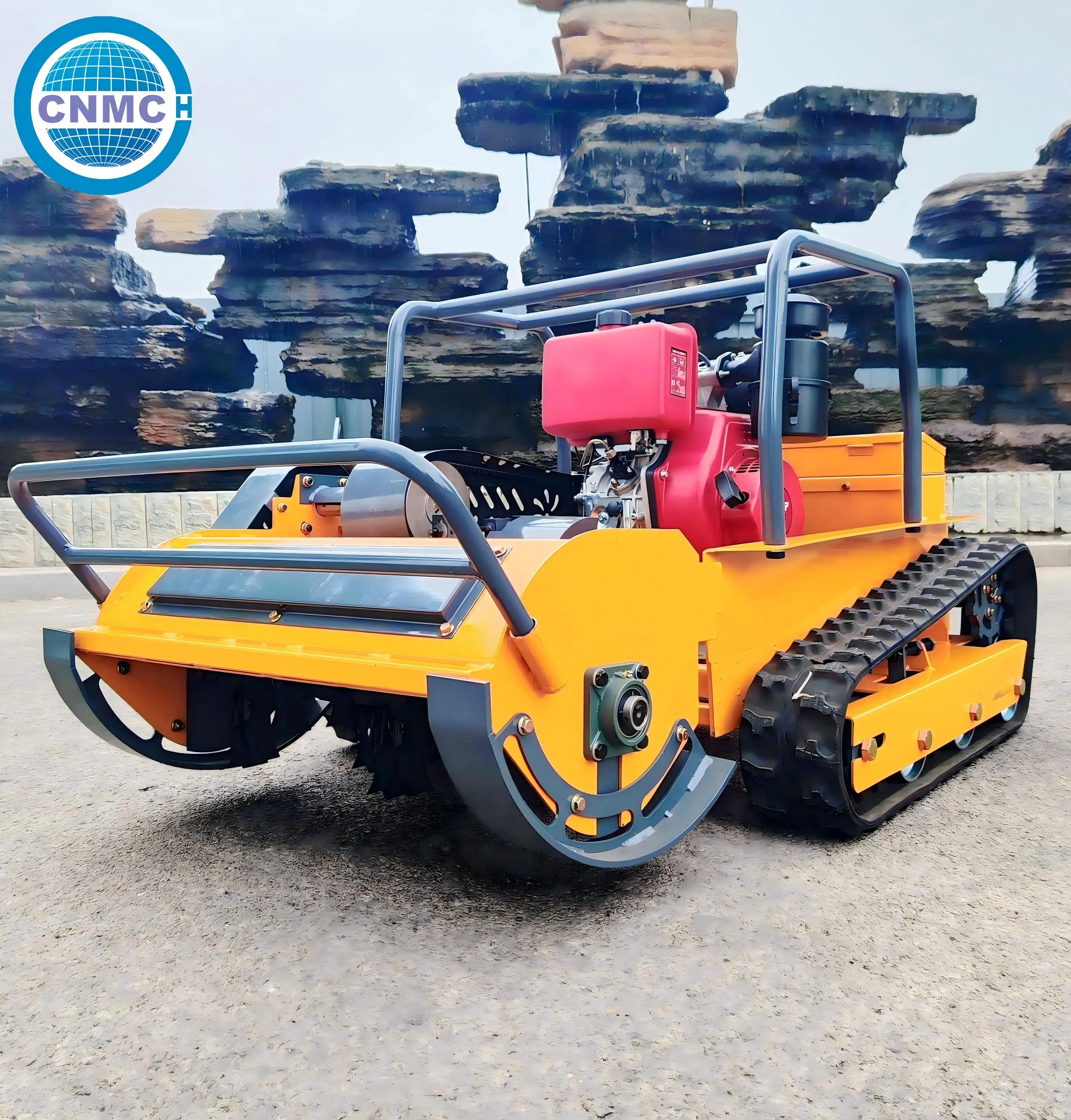 

Lawn Mowers Robot Lawnmower Mower Brushcutter Remote Control Safety Auto-Stop Blade High-performance Household Easy to Operate