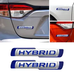 3D ABS Plastic HYBRID Logo Adhesive Body Side Sticker For Suzuki Swift Grand Vitara Jimny Sx4 Alto Auto Rear Trunk Emblem Decor