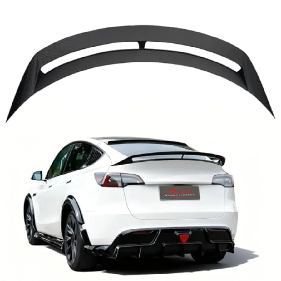 

Задний спойлер для Tesla Model Y 2020-2024, высокопроизводительный, в стиле GT, из ABS-пластика, на клейкой ленте 3M, без сверления, верхний задний спойлер для Tesla