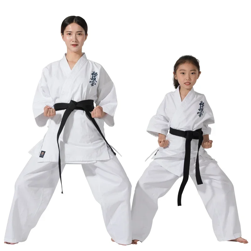 Professional Kyokushinkai Karate gi Kyokushin dogi Uniform for Adult Child Practice Match White Breathable Cotton