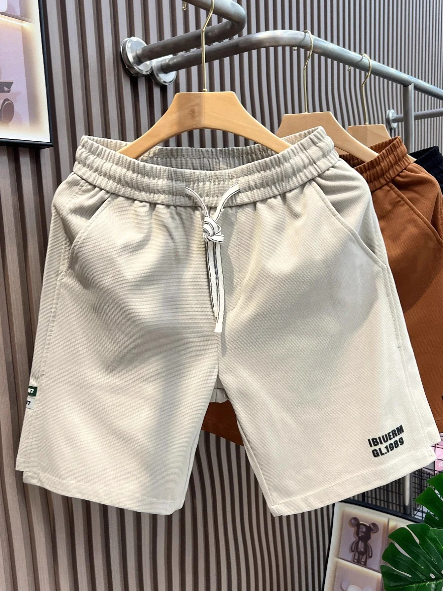 

Kazuki Kuraii American Retro Men's orts Summer New Loose Casual Sports Pants Five-Quarter Length Youth Vitali Sle