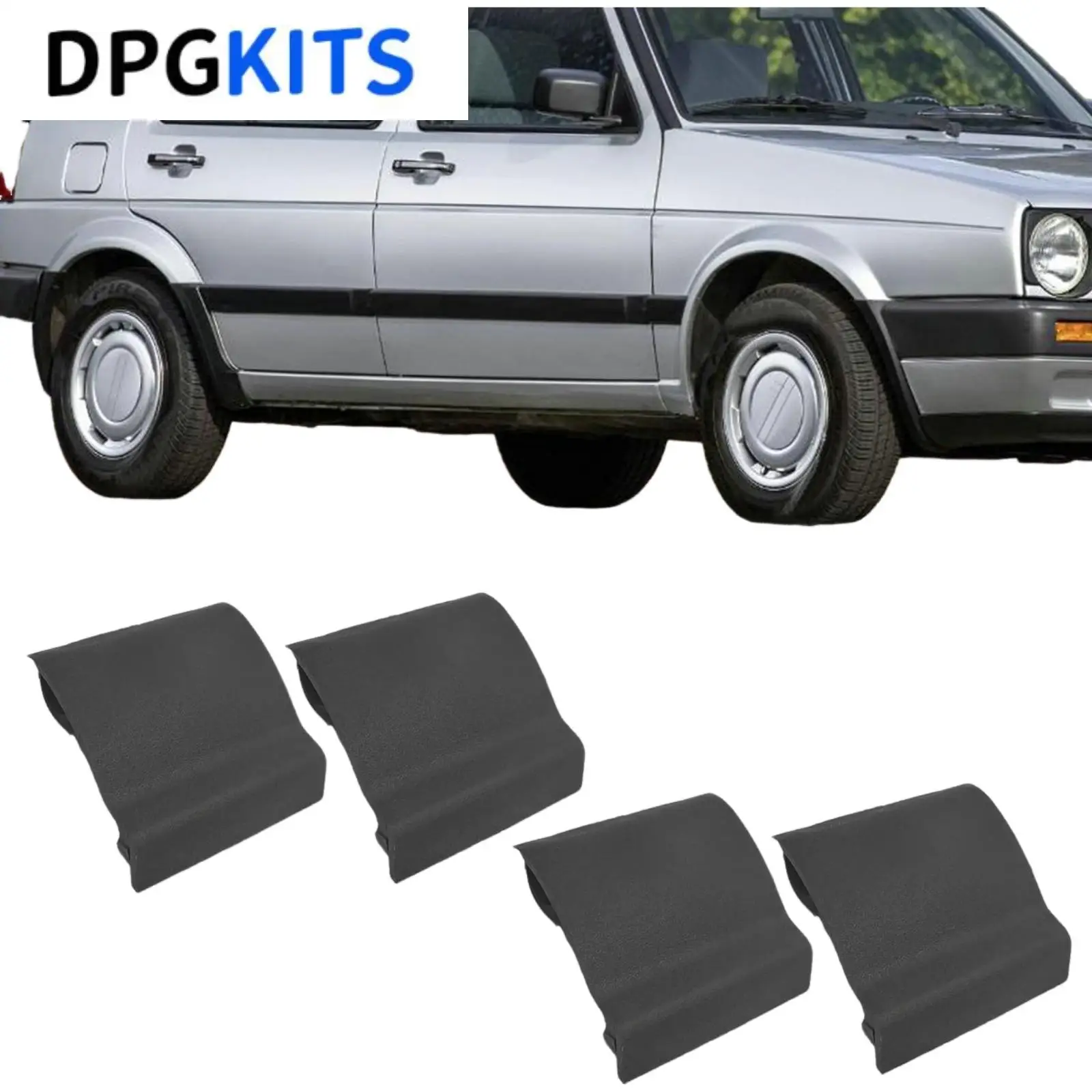 

191853917 4 шт. боковая юбка на порог, накладка на точку подъема для VW Jetta MK2 GTI для VW Golf MK2