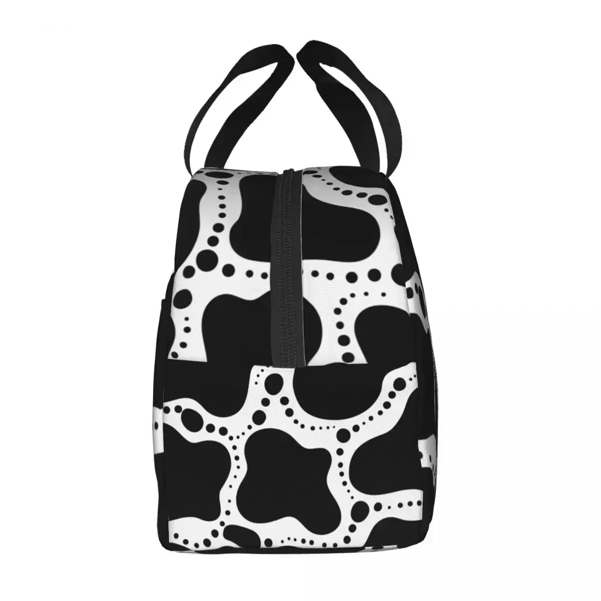 أطفال البقرة نمط معزول حقيبة للحفاظ على البرودة المحمولة نزهة لطيفة قماش الغداء مربع بينتو الحقيبة الجيدة