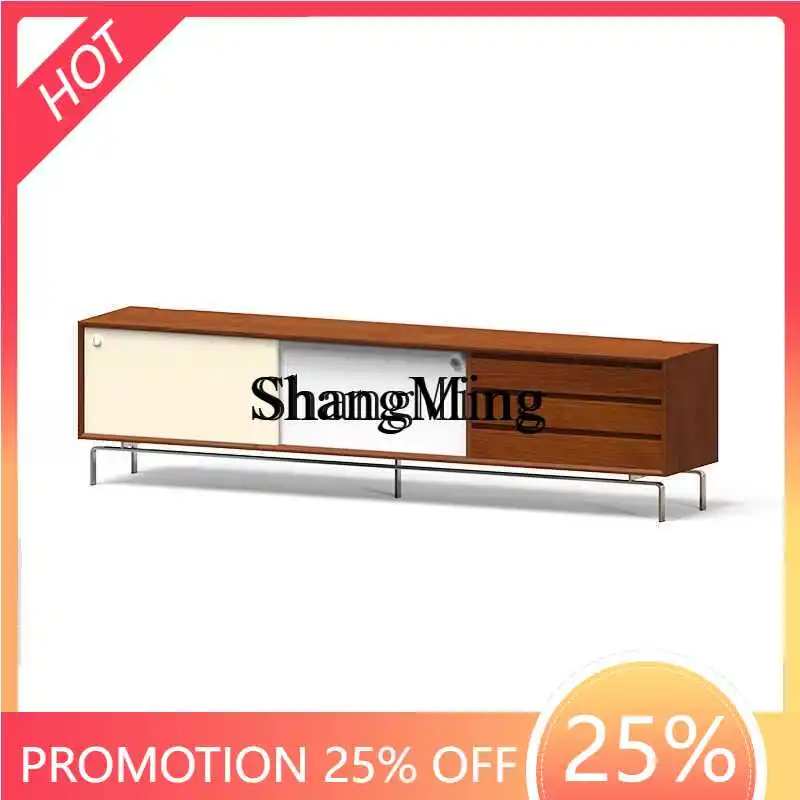 

ZYY household medieval solid wood TV cabinet living room household storage small apartment modern simple cabinet