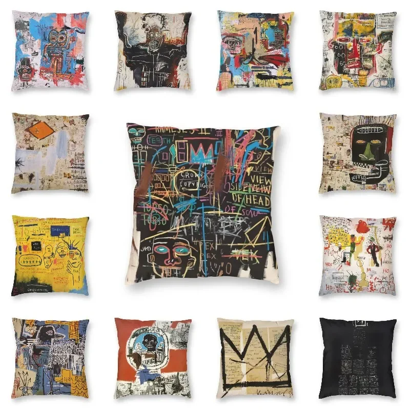 Home Decor Street Pop Art Sofa Car Throw Pillow Cover Graffiti Cushion