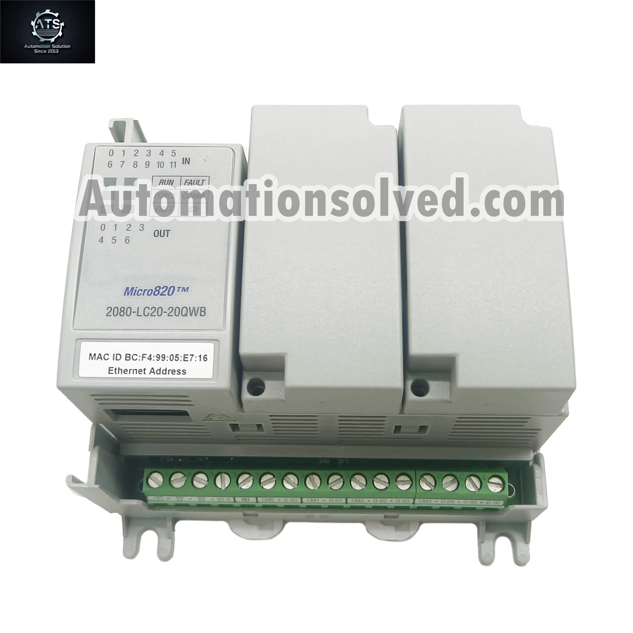 2080-LC20-20QWB Micro820 PLC وحدة تحكم إيثرنت I/P #3