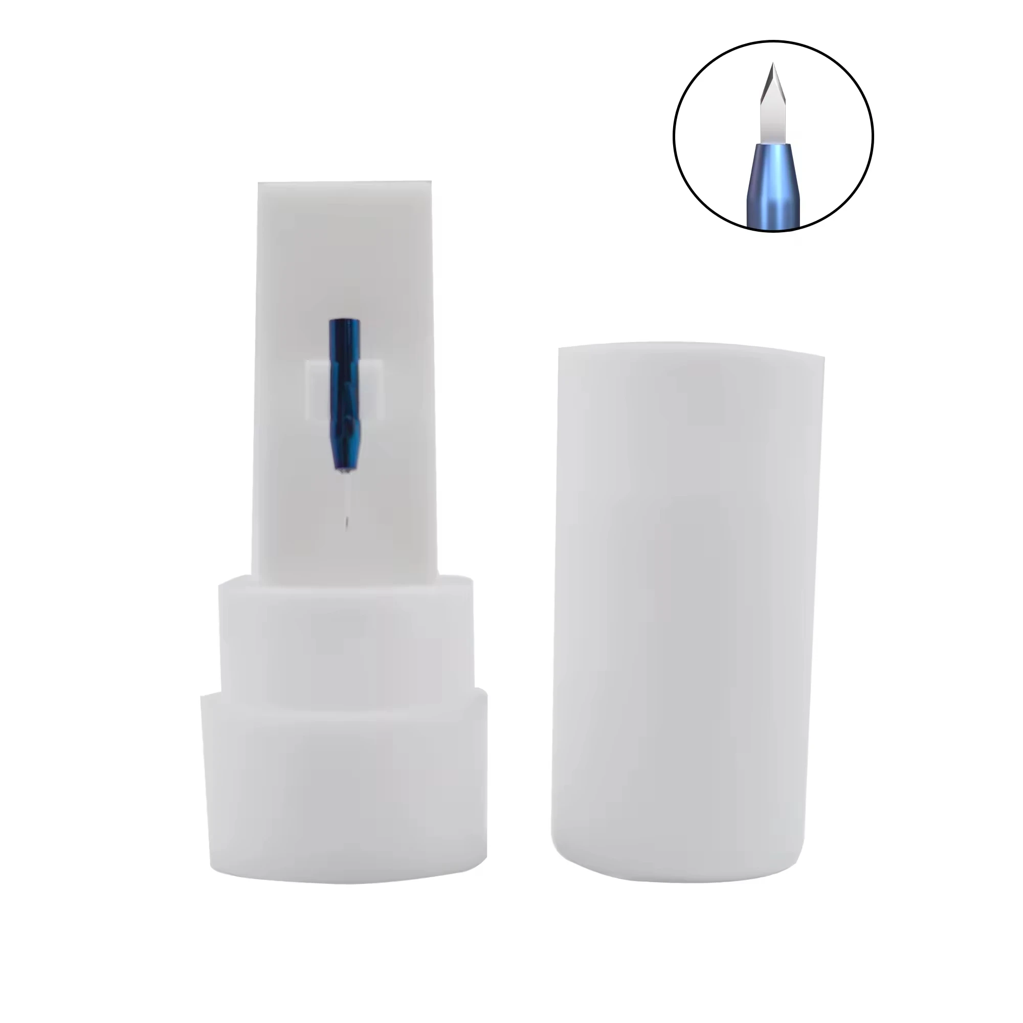 0.8mm-1.5mm FUE Hair Transplant Blade Pen Double Edge Sapphire Blade Extraction Planting Hair Eyebrows Tool