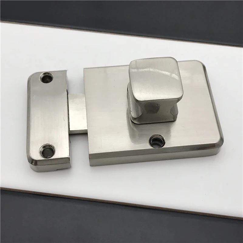 Stainless Steel Indicator Lock Partition Door Lock Public Toilet Bathroom Partition Hardware Accessories