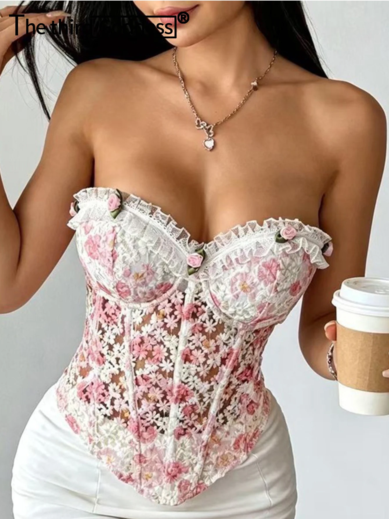 Sexy See through Lace Corset Crop Top Women Summer Beach Tanks Top Club Party tops for Woman Clothing Cropped Fashion Streetwear
