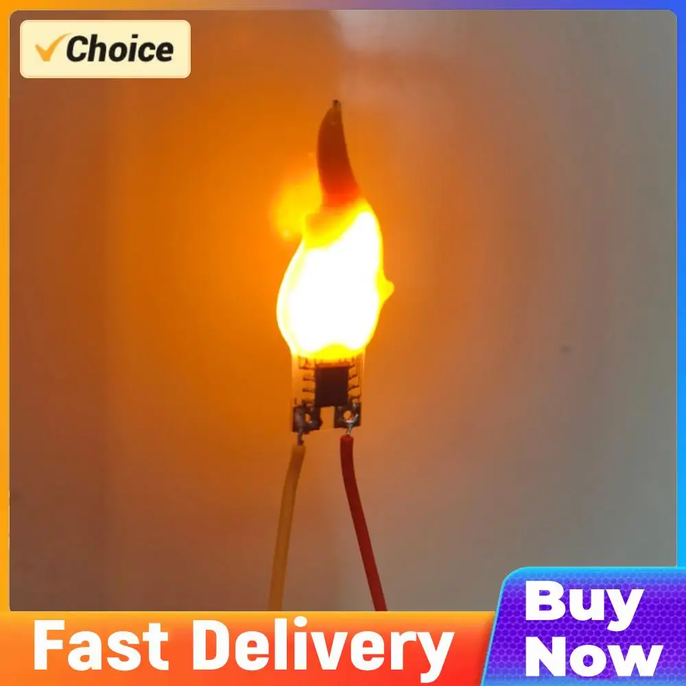 

3/5/10PCS 3V LED Flame Effect Light Bulb 2200K Diode Flash Candles Light Bulb Accessories for Halloween Christmas Decor