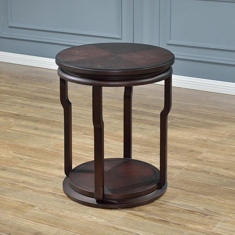 Ash wood edge few modern simple small round table corner few model room furniture