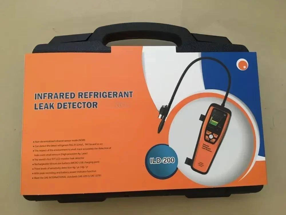 Elitech ILD-200 Detektor Kebocoran Refrigeran Canggih & Penguji Halogen WJL-6000 HVAC