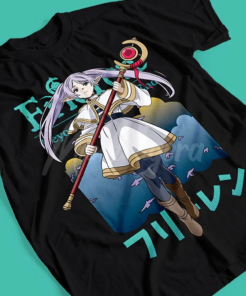 

T-Shirt UNISEX SOUSOU NO FRIEREN MÁS ALLÁ DEL FINAL DEL VIAJE DE LA HECHICERA