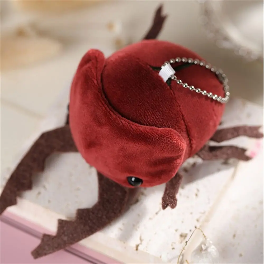 Christmas Gift Small Birthday Stuffed Doll Bag Pendant Beetle Plush Doll Insect Keychain Insect Pendant Insect Plush Keyring