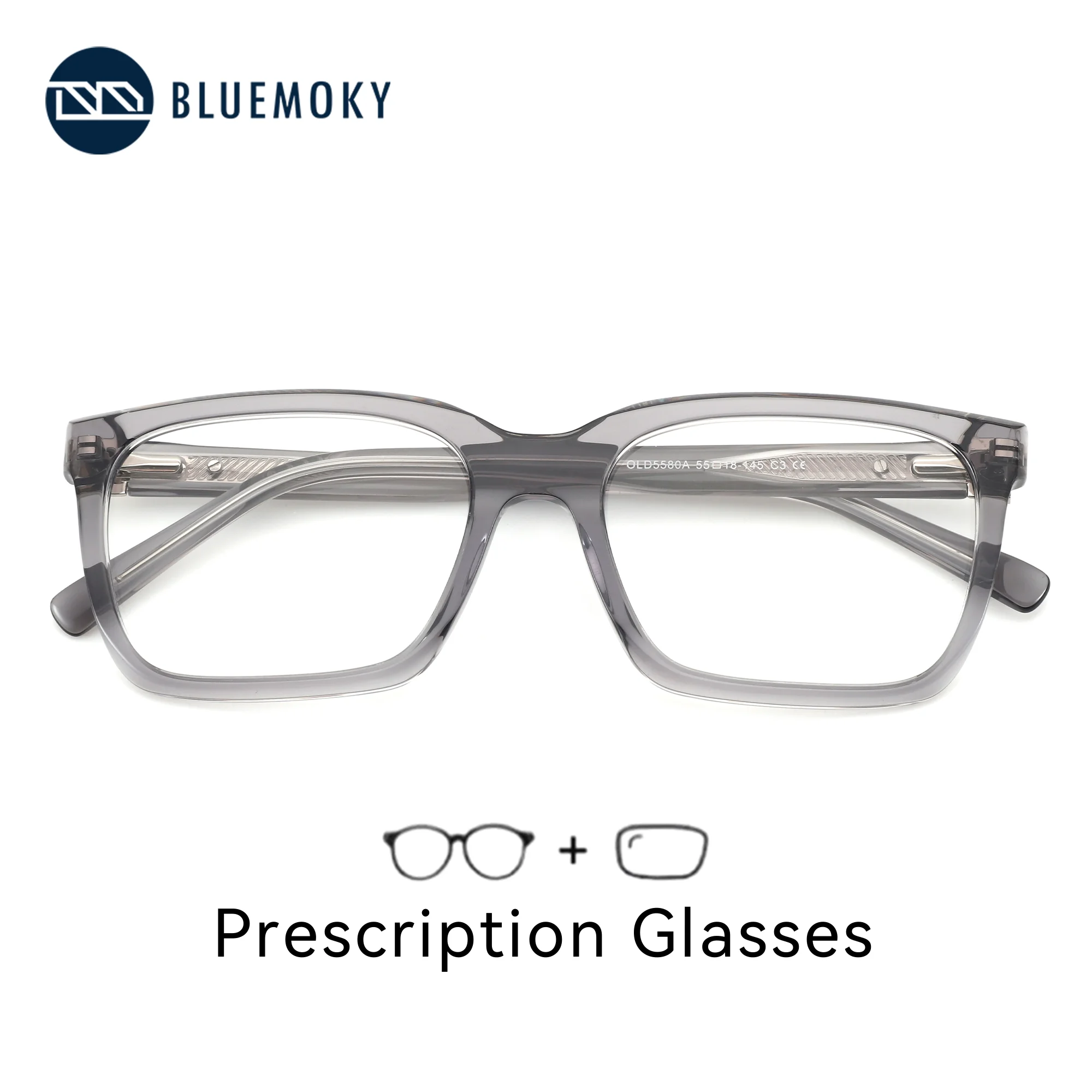 

BLUEMOKY M размер ручной работы ацетатные прямоугольные очки по рецепту модные антисиний свет/фотохромные оптические очки для мужчин