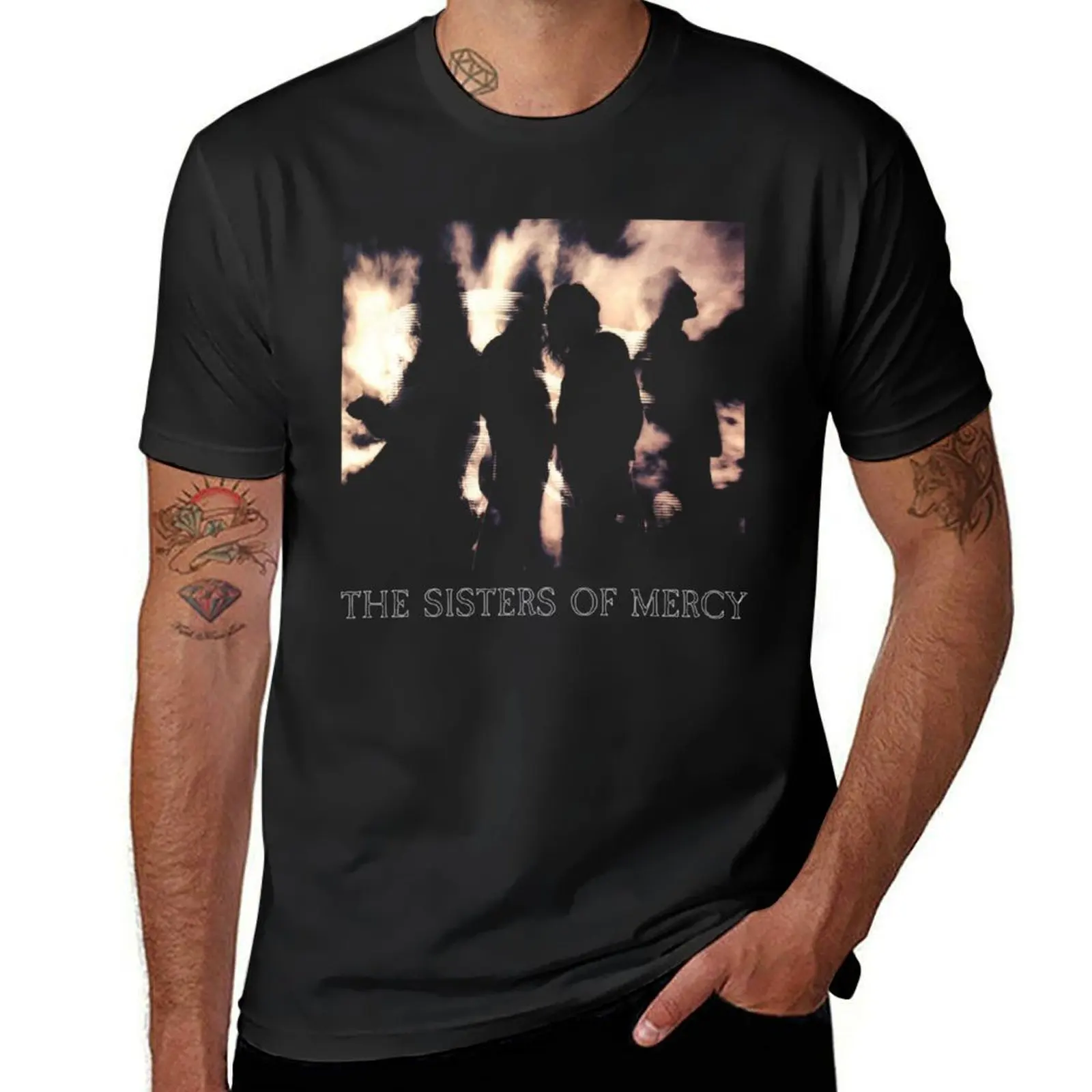 Футболка The Sisters Of Mercy More Album Essential, рубашки с графикой на заказ, рубашка для мальчика, большие футболки с графикой для мужчин